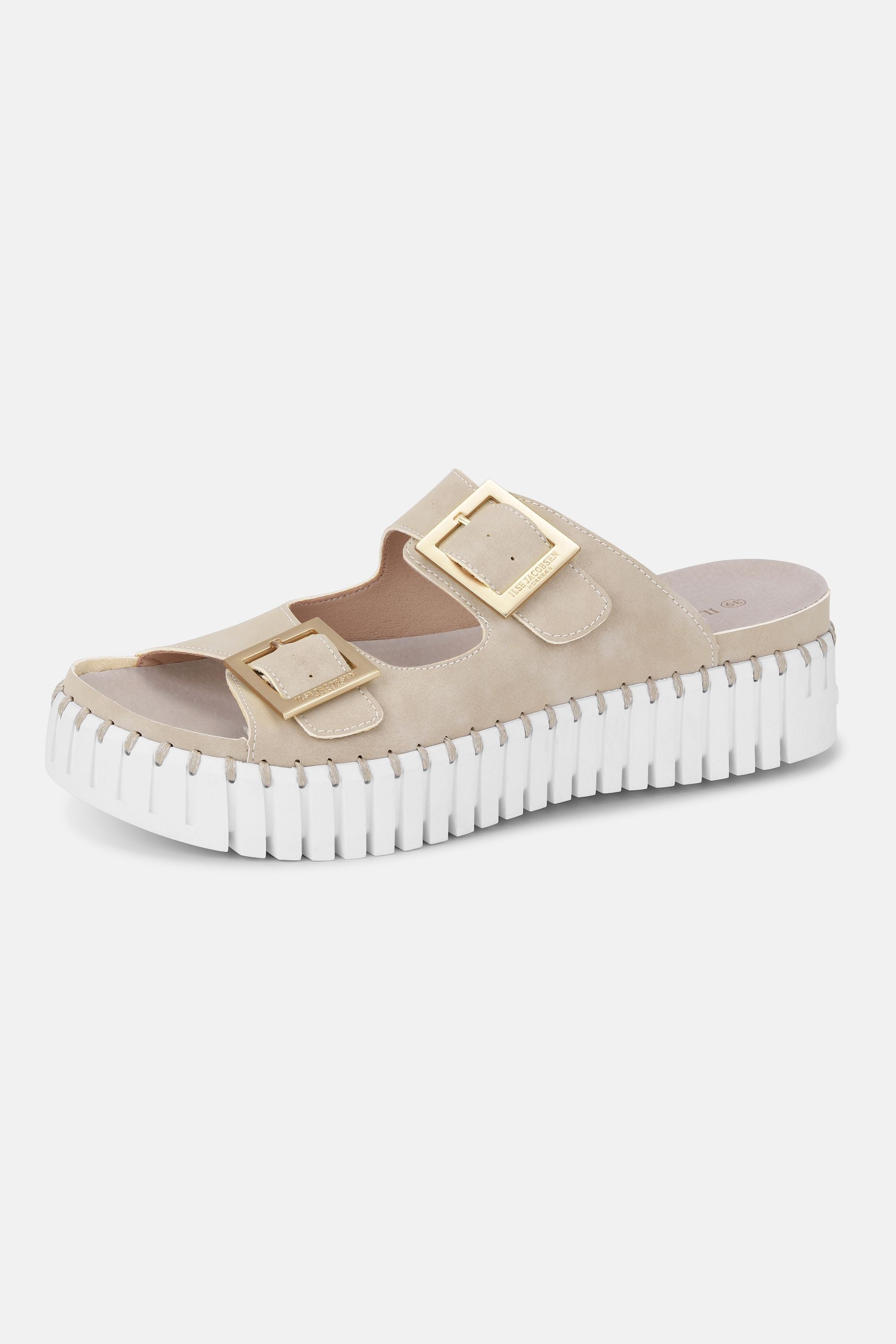 Plateau Sandaler Spænde - Atmosphere White